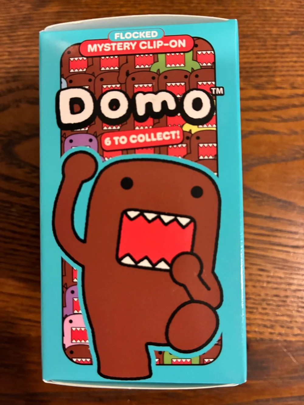Domo Clip-On Flocked Figure - Brown & Red